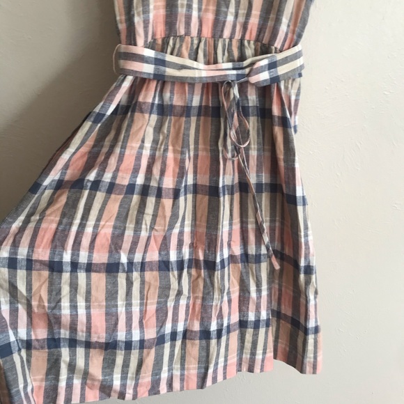 GAL MEETS GLAM Peyton Plaid Belted Dress 0P - Picture 8 of 8
